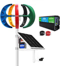 3000W Portable Wind Turbine for Home – 12V/24V Power Generator with 5 Nylon Fiber Blades Permanent Magnet Alternator(with Inverter)