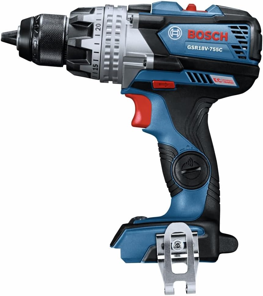 BOSCH GSR18V-975CN 18V Brushless Connected-Ready 1/2 In. Drill/Driver (Bare Tool)