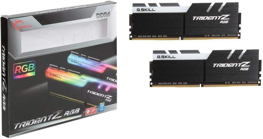 G.SKILL Trident Z RGB Series DDR4 RAM (XMP) 16GB (2x8GB) 3600MT/s CL18-22-22-42 1.35V Intel AMD Desktop Computer Memory U-DIMM (F4-3600C18D-16GTZR)