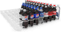 Display Technologies Visi-Slide Gravity Fed Extended Organizer for 20-25oz Beverages on Extended Flat and Angled Shelves in Cold Vaults & Coolers, 9-Wide, 36' Deep Drink Organizer (Pack of 3)