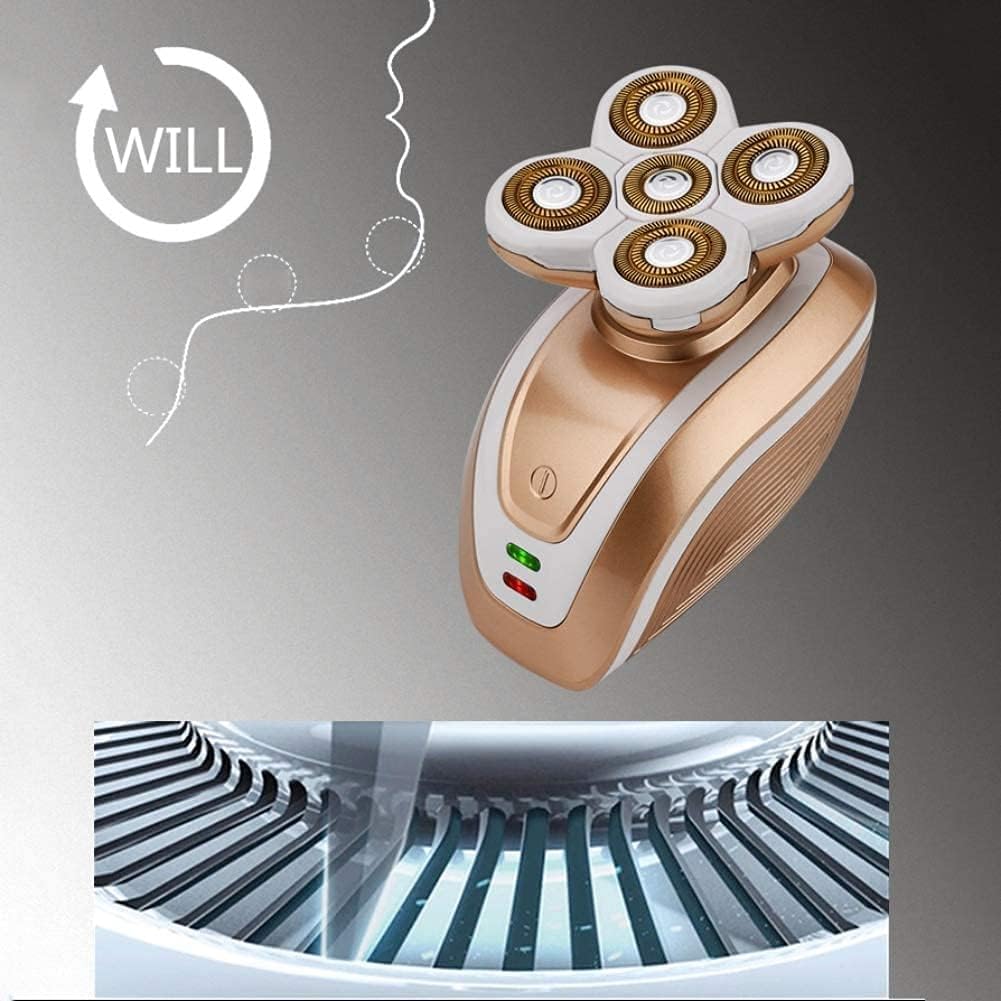 Electric Shaver, Electric Razor Men Electric Shaver with Wet Dry Shaver 4D Floating USB Rechargeable Shaver Waterproof