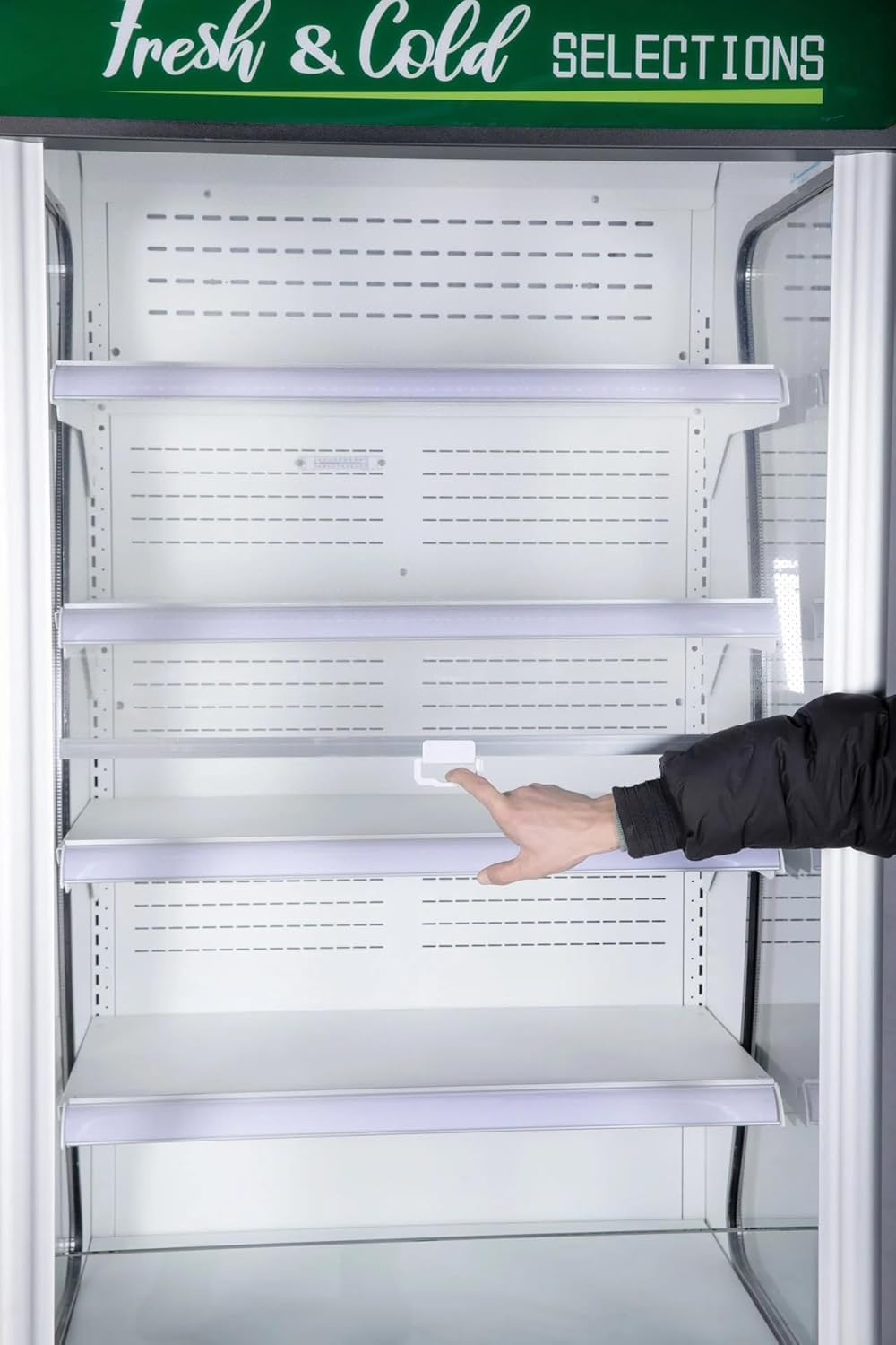 36'' Open Air Merchandiser Display Refrigerator Cooler Commercial Refrigerator, Grab and Go Showcase Merchandiser Display Cooler,ETL Sanitation
