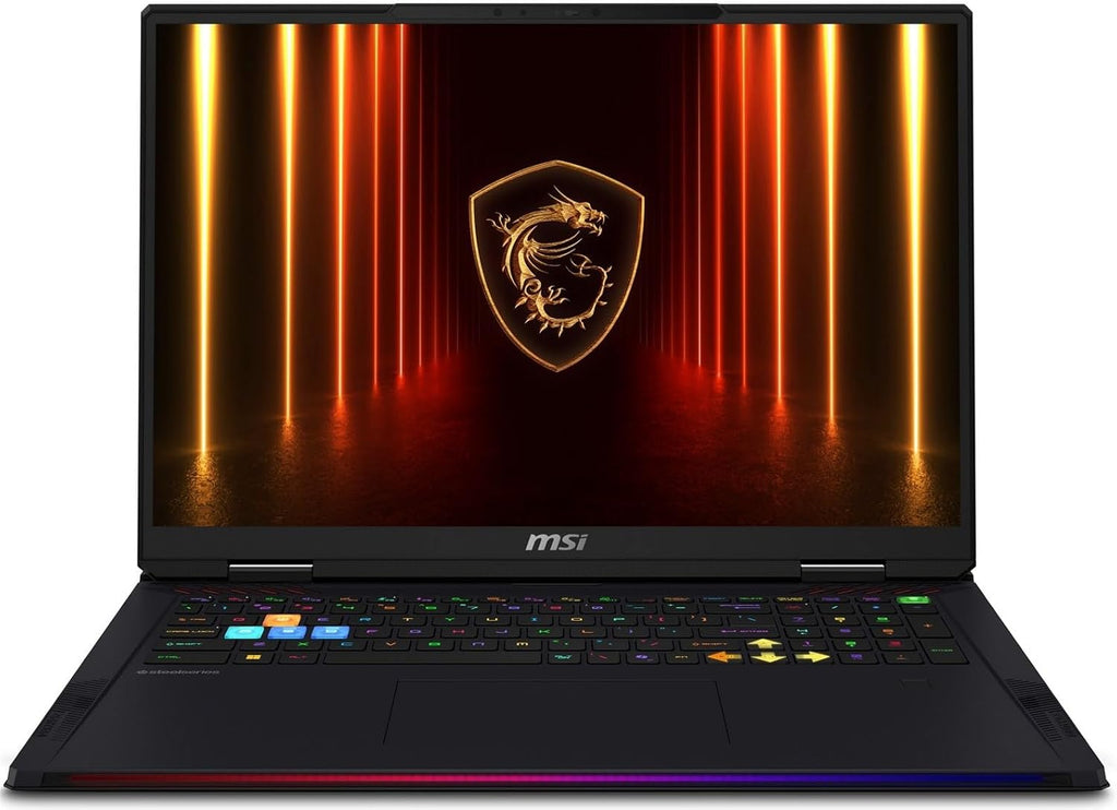 EXCaliberPC [2025] MSI Raider A18 HX A9WIG-082US (AMD Ryzen 9 9955HX3D, 32GB DDR5 RAM, 2TB NVMe SSD, NVIDIA GeForce RTX 5080, 18' UHD+ 120Hz, Windows 11 Pro) Gaming Laptop