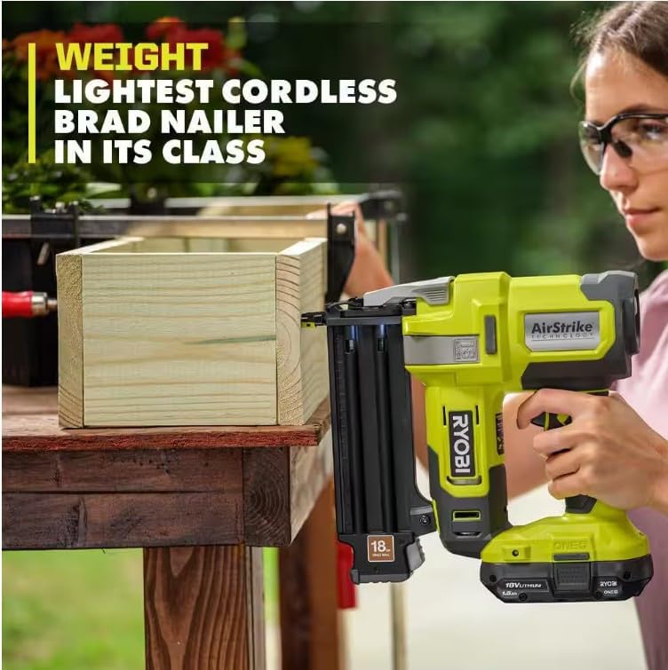 RYOBI 18V ONE+ Cordless Battery 18-Gauge Brad Nailer and Multi-Tool Combo Kit (Tools Only)