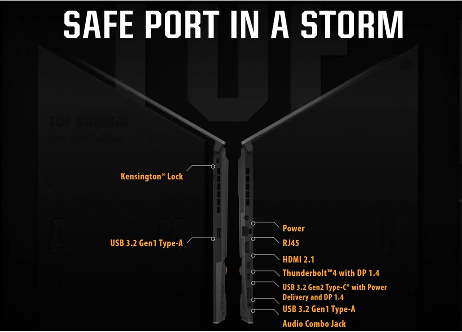 ASUS-TUF Gaming-Laptop RTX 4070 MUX140W - i7-13620H - RGB Backlit Keyboard - 15.6 FHD IPS Display 100% sRGB - G-SYNC - Wi-Fi 6 - Webcam - HDMI Cable -2024 (32GB RAM |2TB PCIe SSD)