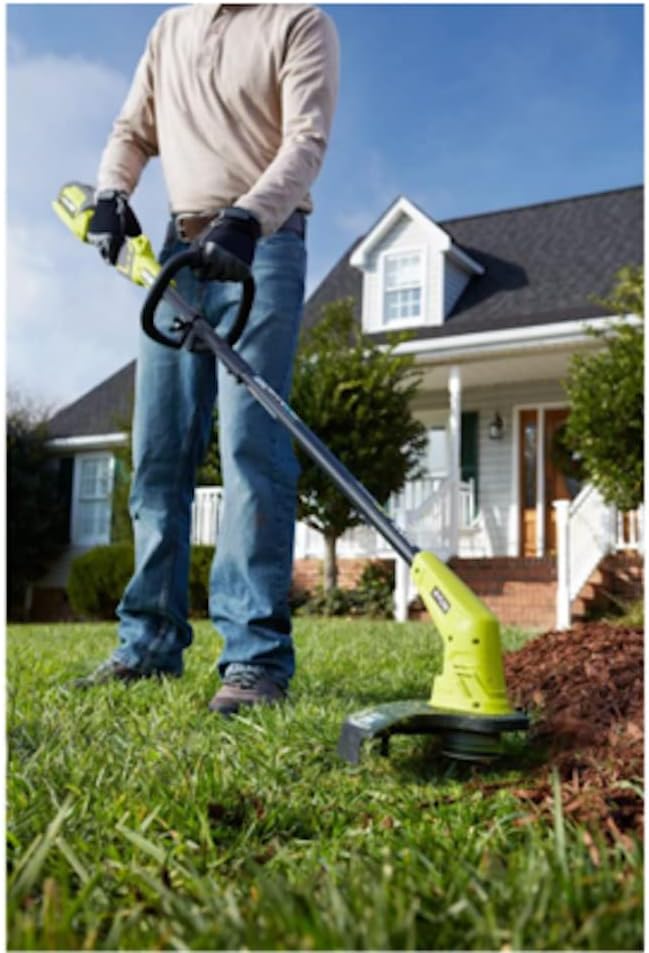Ryobi 40V Cordless Battery Attachment Capable String Trimmer and Leaf Blower Combo Kit (2-Tools) w/ 4.0 Ah Battery & Charger