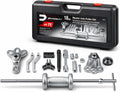 Powerbuilt Slide Hammer Puller Tool Kit, Jaw Pullers, Remove Car Seals and Bearings Set, Front and Rear Wheel Drive Vehicles - 940369, Silver