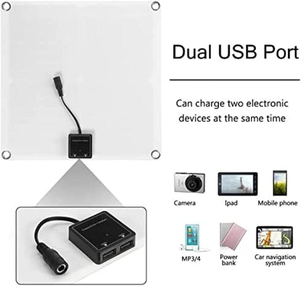 Solar Panel Kit,Solar Panel Foldable Solar Panel Solar Generator with USB Devices Controller Portable Solar Panel Charger for Travel Cam
