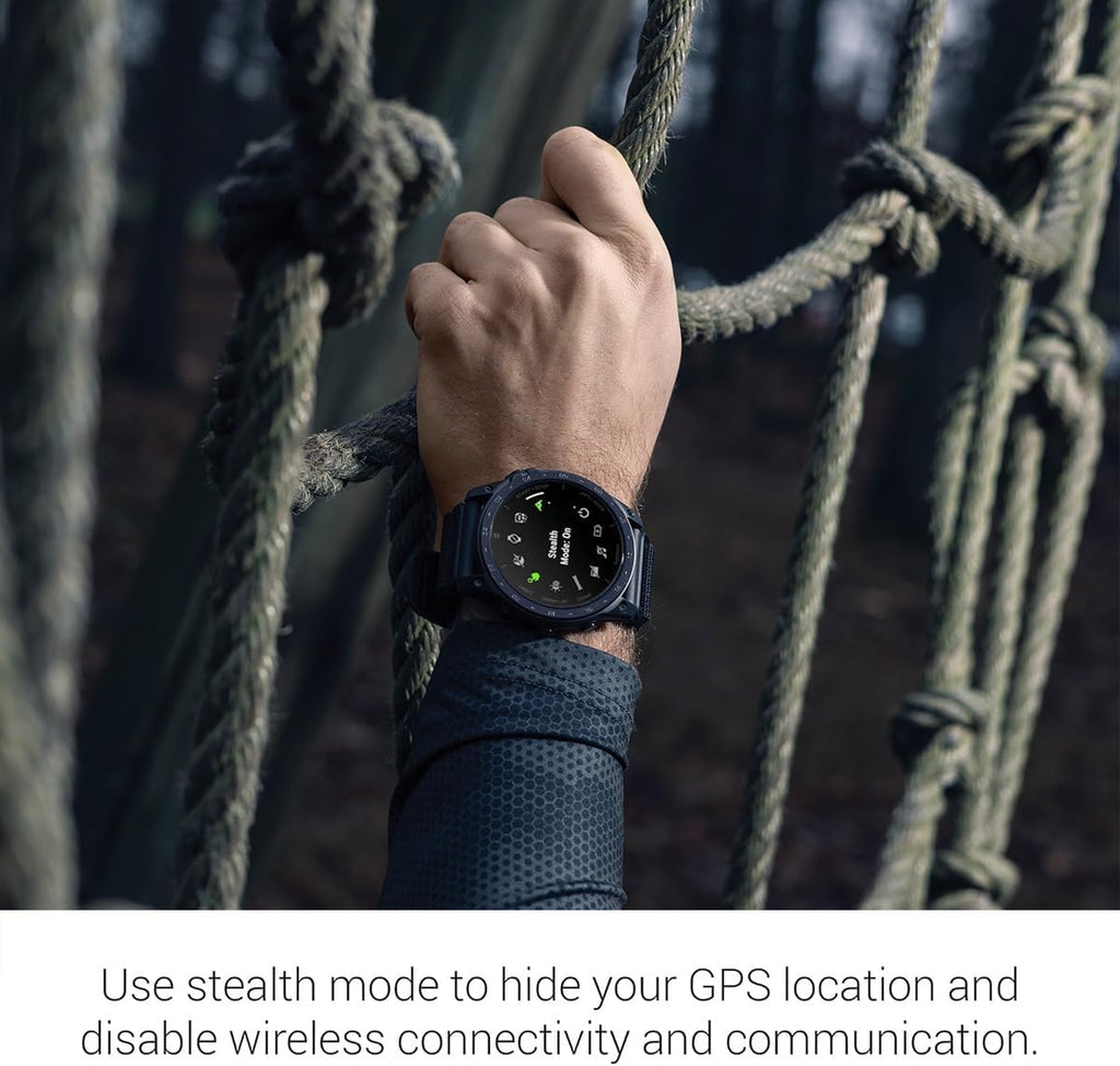 Garmin tactix 7 AMOLED Edition Tactical Military GPS Smartwatch | Touchscreen, Stealth Mode, Flashlight, Multicontinent Mapping, Weather, Health Metrics, with Signature Series Gift Bundle