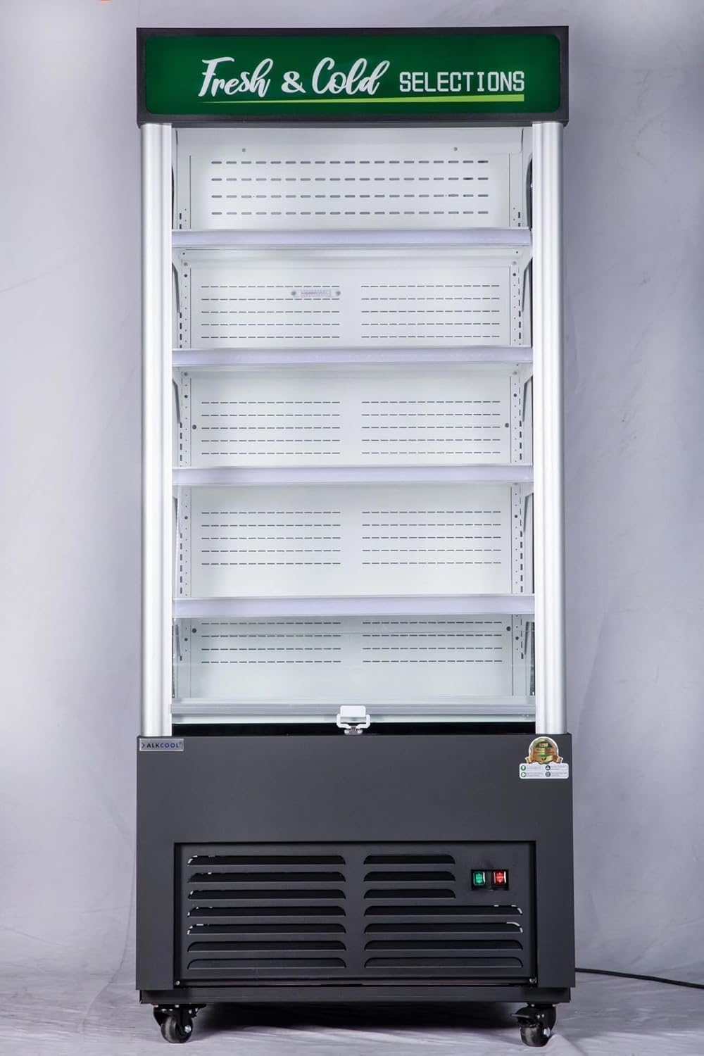 36'' Open Air Merchandiser Display Refrigerator Cooler Commercial Refrigerator, Grab and Go Showcase Merchandiser Display Cooler,ETL Sanitation