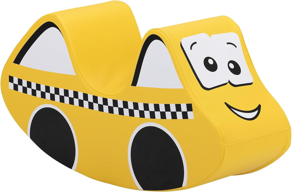 Sprogs Children's Soft Vehicle Rocker – Engaging, Fun and Cozy Playtime for Daycare, Preschool, and Home