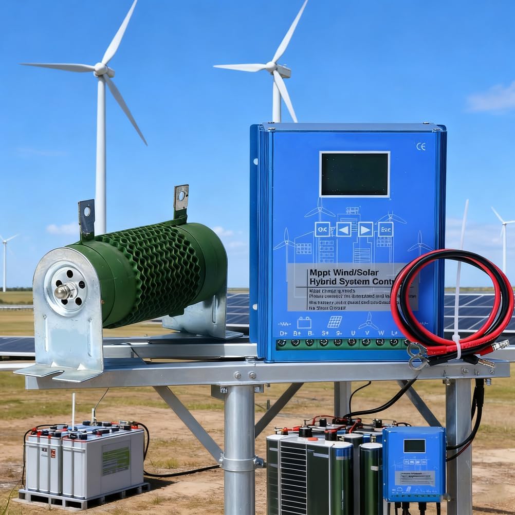12v,HYZHANHONG 6000W MPPT Wind Solar Hybrid Charge Controller with Dump Load 12/24/48V for 3000W Wind Turbine 3000W Solar Panel ,24V