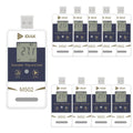 M502 Temperature Data Logger USB Temp/Humidity Recorder with PDF and Excel (Reusable) Refrigerator Thermometer 14400 Points High Accuracy (no delay - 10 Pack)