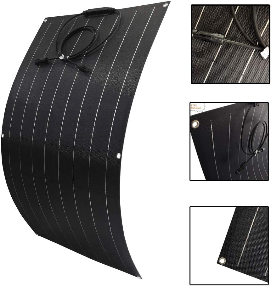 3000W Wind Solar Power Kit: 1000W 48V Wind Turbine Generator + 20pcs 100W Flexible Solar Panel with Honeycomb Surface + 40A MPPT Charge Controller + Cables
