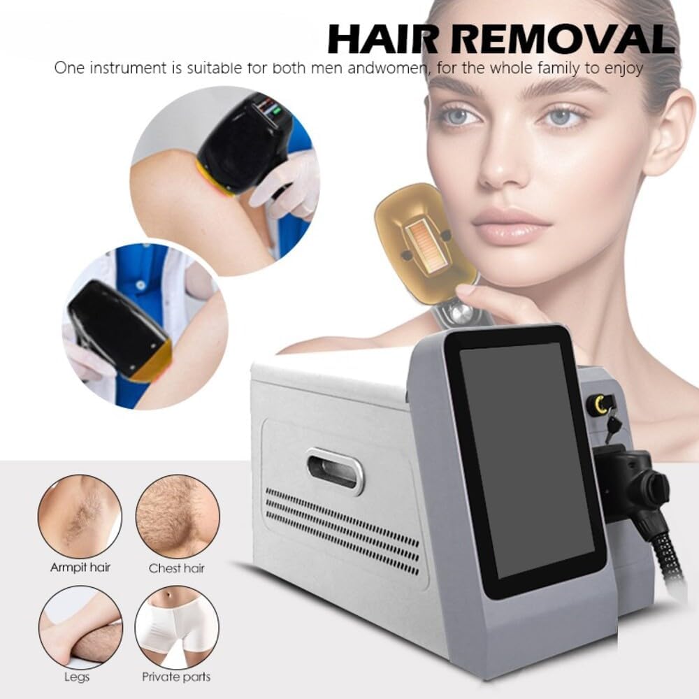 Ice Point Painless Hair Removal Device, A Home Full Body Hair Removal Instrument, Men and Women, with a Smart Touchscreen Machine