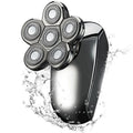 Electric Razor for Men, Waterproof 6 Blade Razor Mens Full-body Beard Trimmer Facial Beauty Electric Shaver Bald Shaver Bald Head Machine