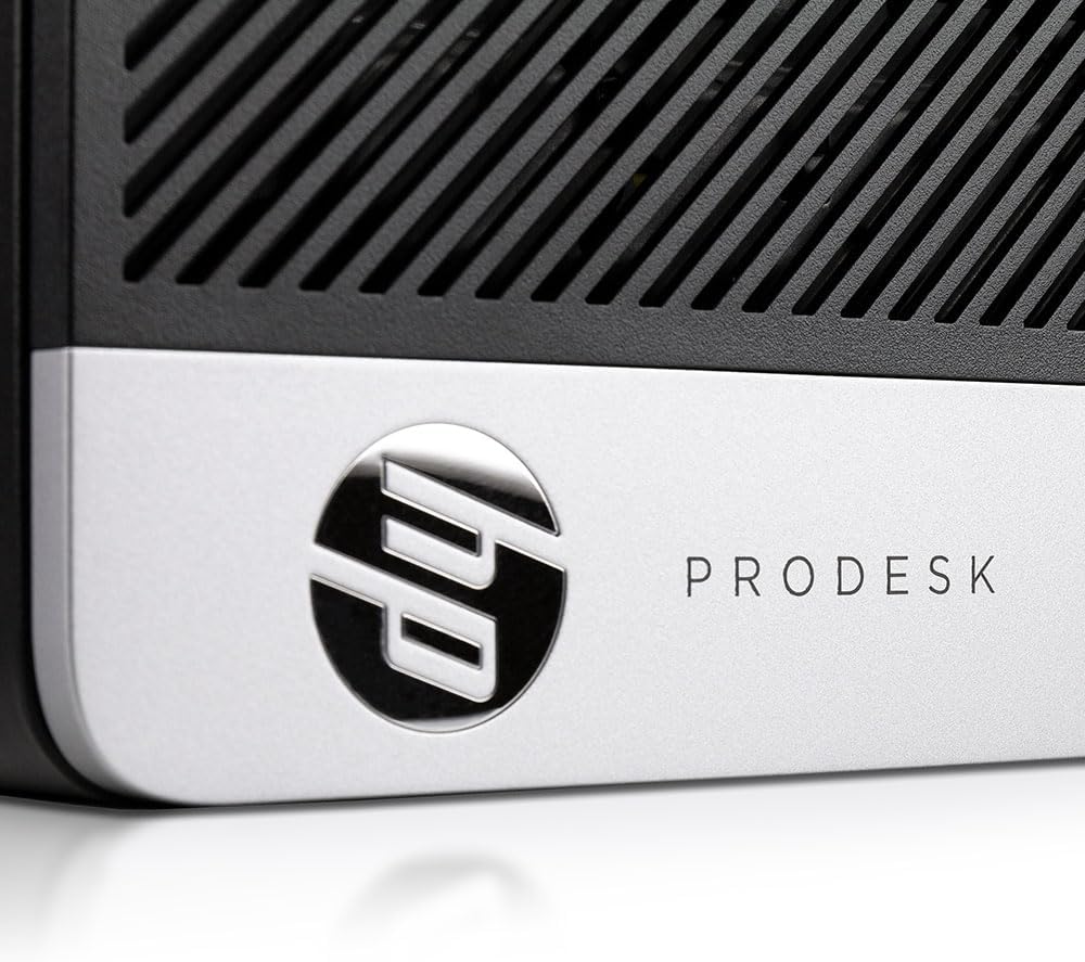 HP ProDesk 600 G3 MT Desktop PC Computer, Intel Pentium G4400 3.3GHz, 8GB DDR4 RAM, 256GB SSD, WiFi, BT, ProDesk Computer Tower Windows 11 Pro (Renewed)