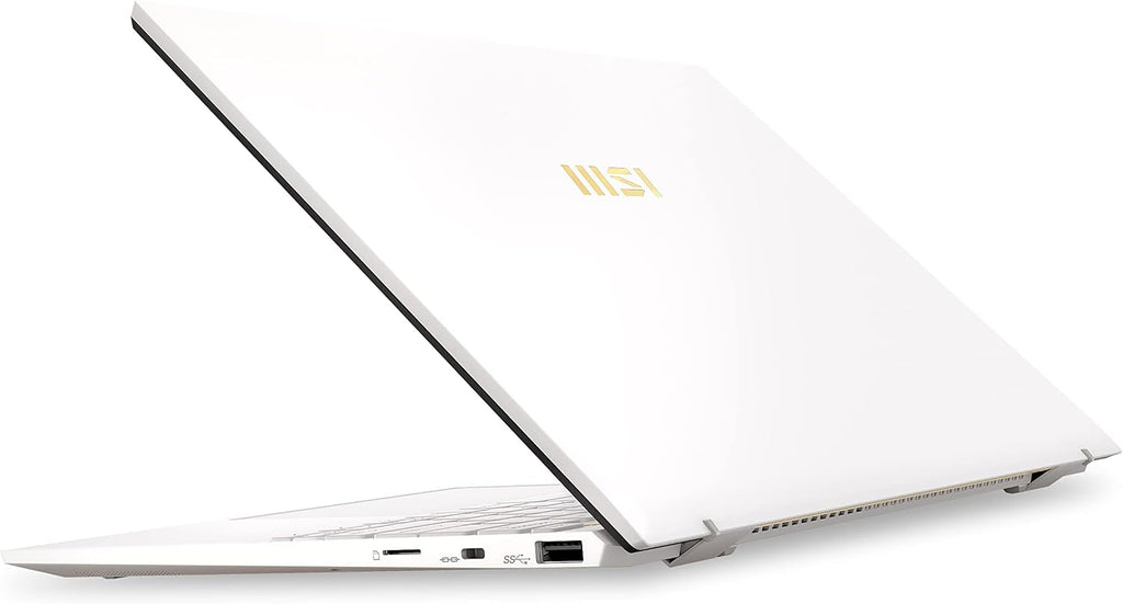 msi Prestige 13 EVO 13.3' FHD+ Laptop: Intel Core i5-1240P, Intel Iris Xe, 16GB DDR4, 512GB NVMe SSD, Thunderbolt 4, HDMI, MicroSD Card Reader, Win 11 Home: Pure White A12M-070US