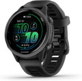 Garmin® Forerunner® 570, 42mm, Advanced GPS Running and Triathlon Smartwatch, AMOLED Display, Training and Recovery Features, Slate Gray Aluminum with Translucent Black/Black Band