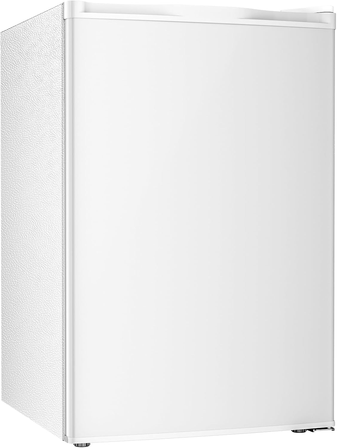 Antarctic Star 4.5 Cu.Ft Compact Refrigerator with Freezer,Mini Fridge Single Door with Adjustable Thermostat,Removable Glass Shelves for Apartment/Dorm/Office,WHITE