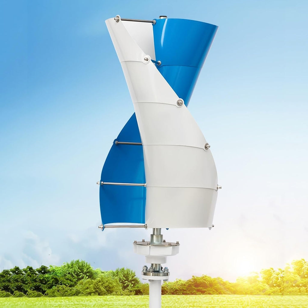 3000W Wind Turbine Generator Kit 12V 24v 48v 96v 120v Free Energy Windmill Vertical Axis Wind Turbine Generator Home Three Phase Generator Maglev Breeze Start(24V)