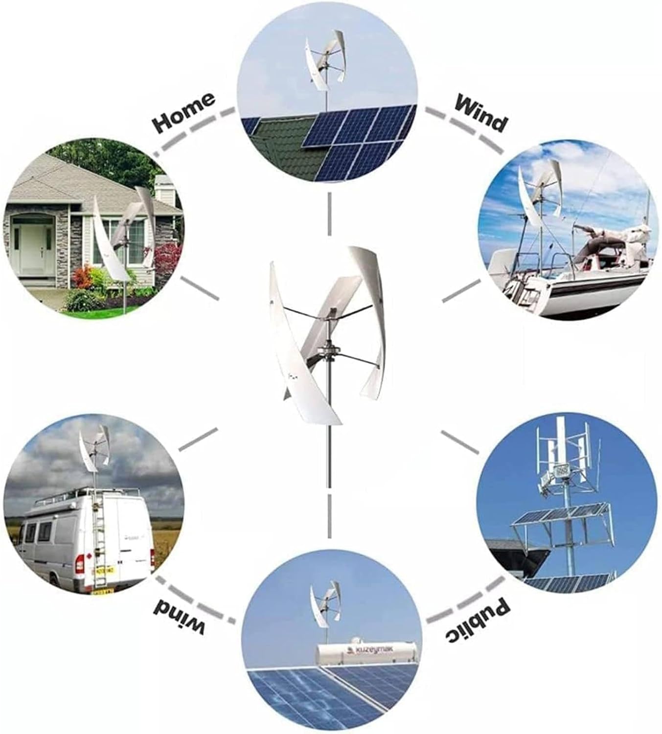 12V 24V Vertical Wind Turbine Generator 3000W,3 Blades Wind Power Generator,Windmill Generator with MPPT Controller,24V
