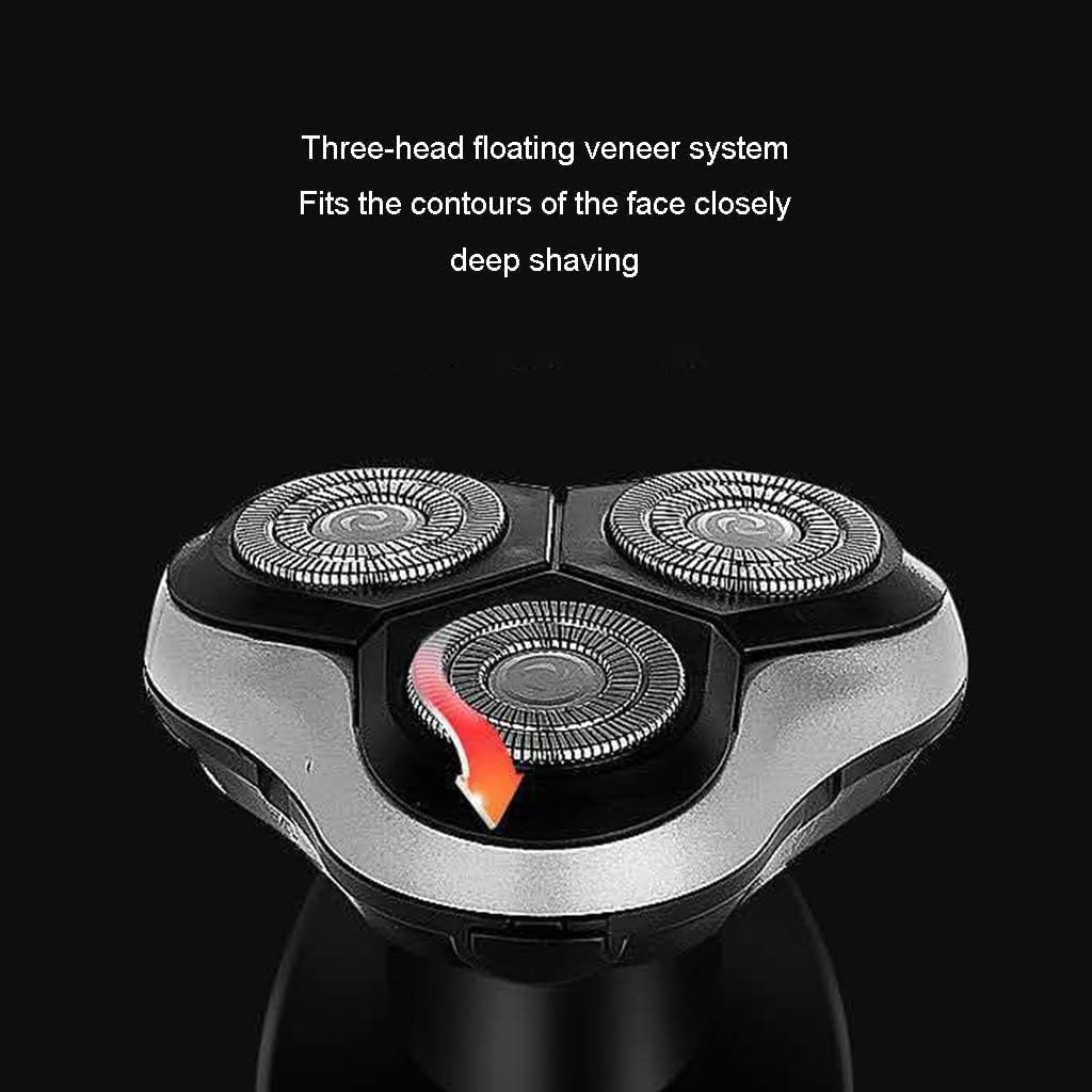 JYYBN Smart 4D Shaver Multifunctional Electric Shaver Rechargeable Shaver Full Body Wash Shaver Men's Beard Shaver