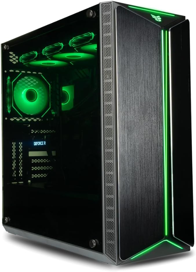 Mantis V2 - RTX 5070, 24-Core Ultra 9 285K, 32GB DDR5 RAM, 1TB Gen4 SSD, Liquid Cooled Gaming Desktop PC w/Windows 11 Pro, 3-Year Warranty, RGB Gamer Keyboard+Mouse, Internal Wi-Fi 6E, 3X DP & HDMI