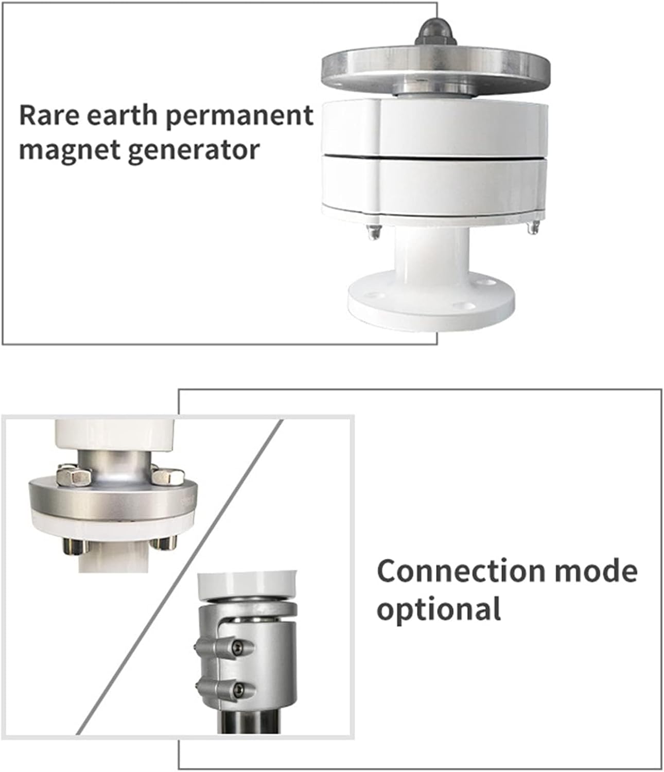 3000W Lantern Wind Turbines Generator,12V 24V 48V Low Noise 3 Phase Wind Power Turbine Generator Kit W/Controller Suitable for Home, Farm and Outdoor