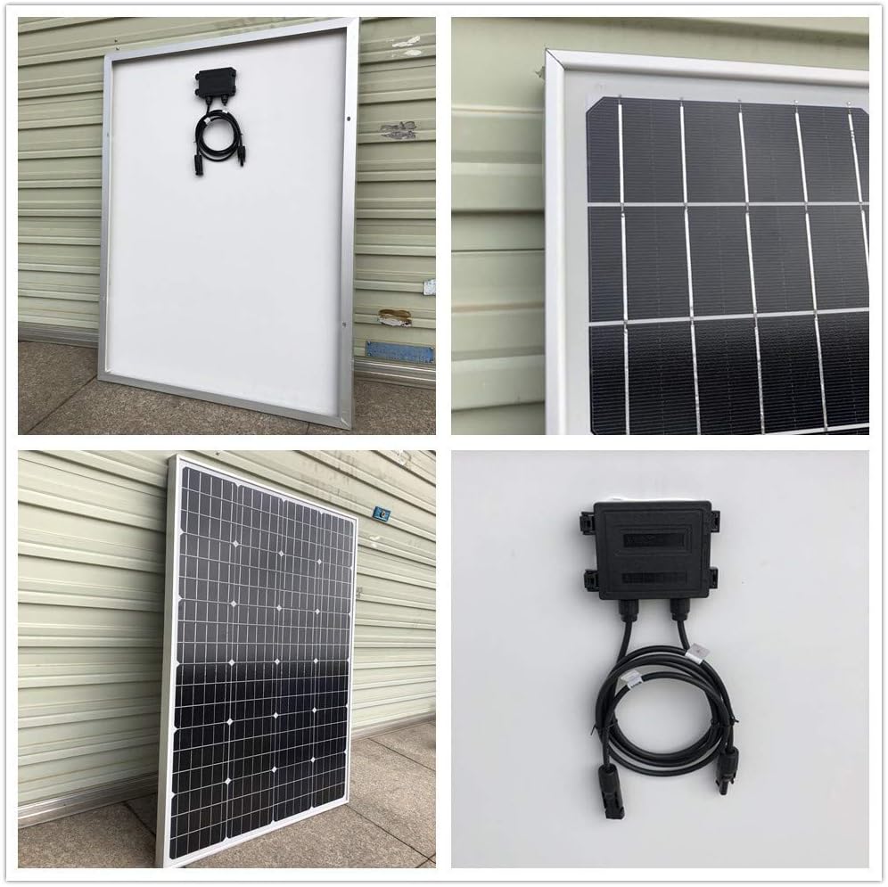 2920W Wind Solar Kit Off Grid System 48V Battery Charger :16x 120W Mono Solar Panel + 1000W Wind Turbine Generator + 40A MPPT Charge Controller + 3000W Inverter Peak 6000W