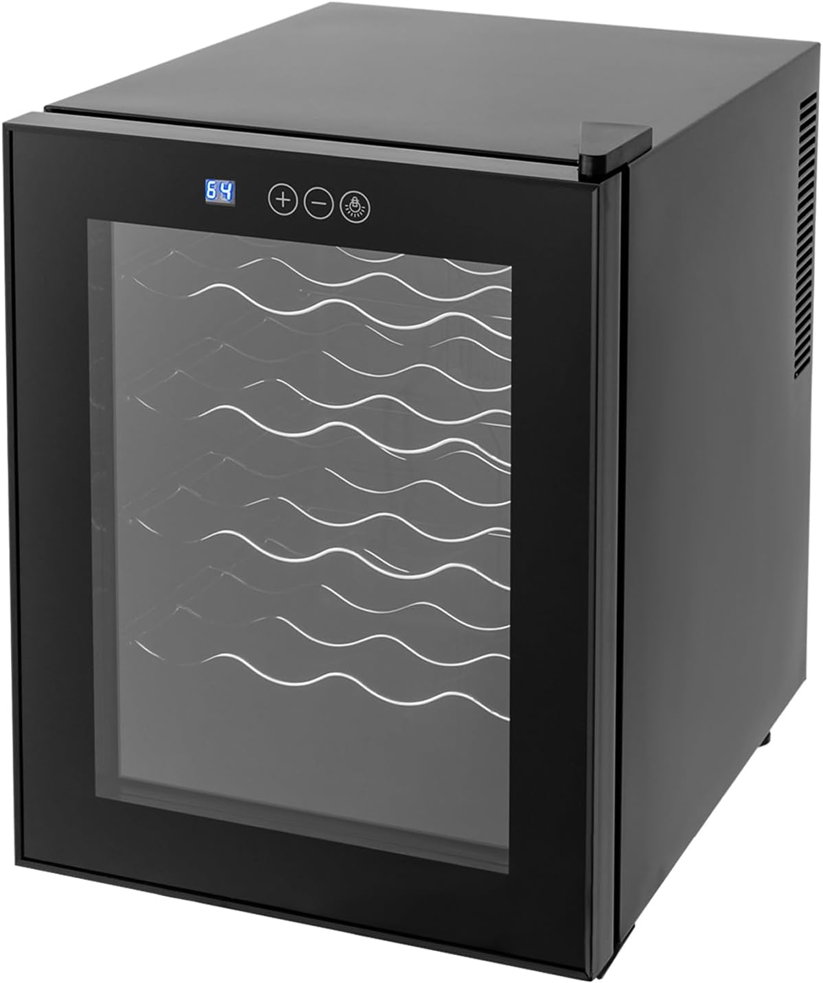 20 Bottle Wine Cooler Refrigerator, Mini Fridge Beverage Refigerator Small Wine fridge with Adjust Temperature, Under Counter Compact Wine Fridge for Bedroom Office Home Bar Dorm