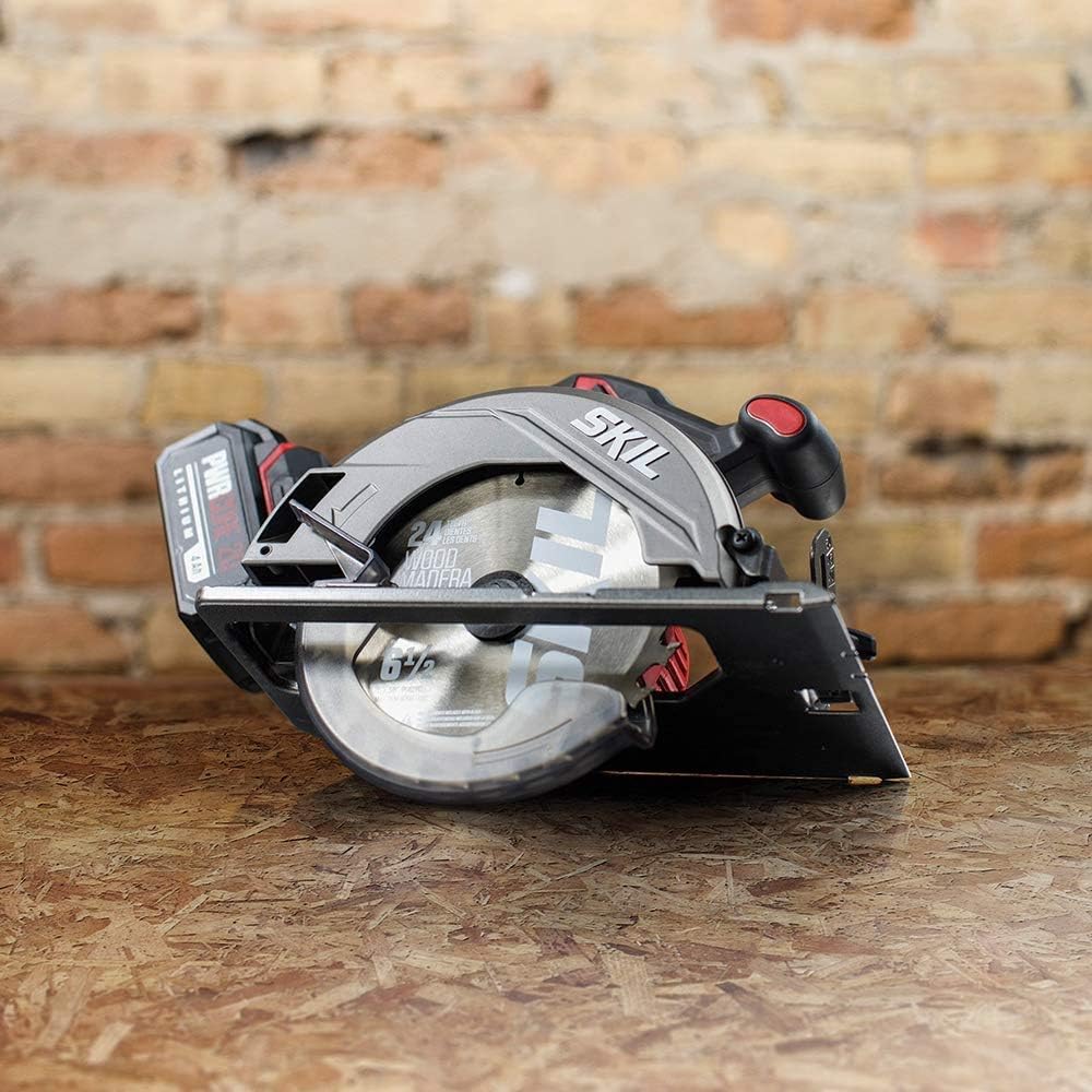 SKIL PWR CORE 20 Brushless 20V 4-Tool Combo Kit, Included 2.0Ah Lithium Battery, 4.0Ah Lithium Battery and PWR JUMP Charger - CB7440-21