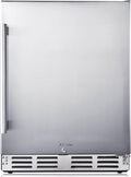 Kalamera Beverage Refrigerator 24 Inch, Under Counter 150 Cans Mini Drinks Fridge with Stainless Steel Door, Beverage Cooler Built-in and Freestanding, 32-40℉ Temperature Range
