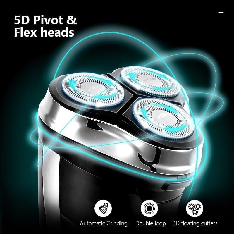 Electric Razor for Men, Electric Shaver Waterproof Fast Charging Men's Shaver Rechargeable Electric Razor Beard Trimmer Shaving Machine