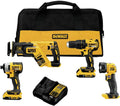 DEWALT 20V MAX Power Tools Combo Kit, Cordless, (2) Batteries, Charger & Bag (DCK476D2)