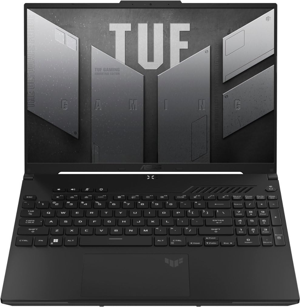 ASUS TUF 16' Ryzen 7 Ultimate Gaming Laptop, 16' FHD+ 165Hz, AMD Ryzen 7 7735HS, AMD Radeon RX 7700S (Beats GeForce RTX 4060), 32GB DDR5, 2TB SSD, RGB Backlit KB, Wi-Fi 6, Win 11 Home, Black (Renewed)