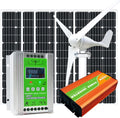 2000W Home Wind Turbine Generator and Solar Panel System Kit(Phone Control): 1000W Wind Turbine Generator + 100W Solar Panel X 10 + MPPT Charge Controller + 2000W Inverter + Off-Grid System