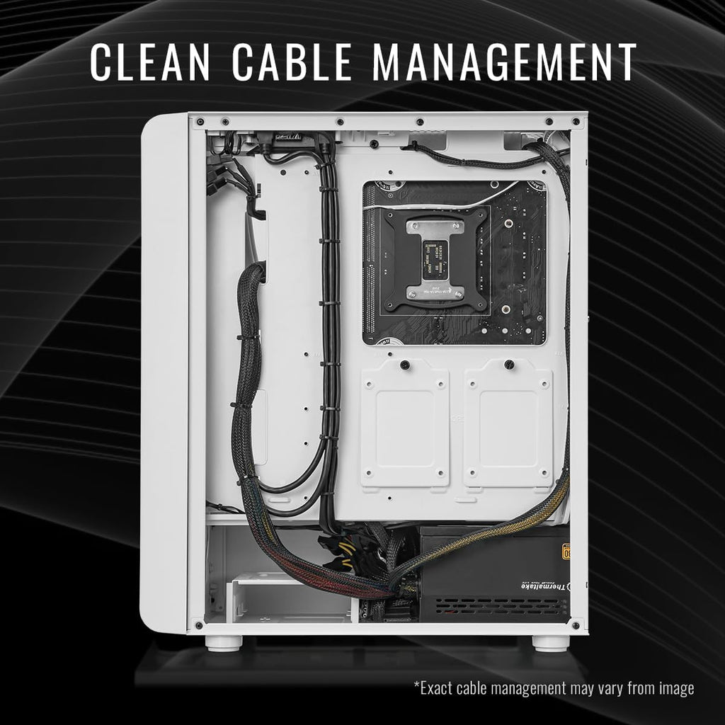 Thermaltake LCGS Quartz 7660 Gaming Desktop (AMD Ryzen™ 5 7600X, 16GB 6000MT/s DDR5 RGB Memory, NVIDIA GeForce® RTX 5060, 1TB NVMe M.2, WiFi, Windows 11) S2QT-B65K-560-LCS