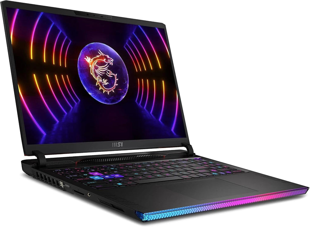 MSI Raider GE68HX Gaming Laptop - w/Office Lifetime & External DVD Drive, NVIDIA GeForce RTX 4070, Intel 24-Core i9-14900HX, 16' FHD+ IPS Display, Backlit KB, Wi-Fi 7, Win 11 Pro, 64GB RAM, 1TB SSD