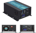 WZRELB RBP-500S-LED 500w Pure Sine Wave Solar Power Inverter 12v 120v 60hz(Black)
