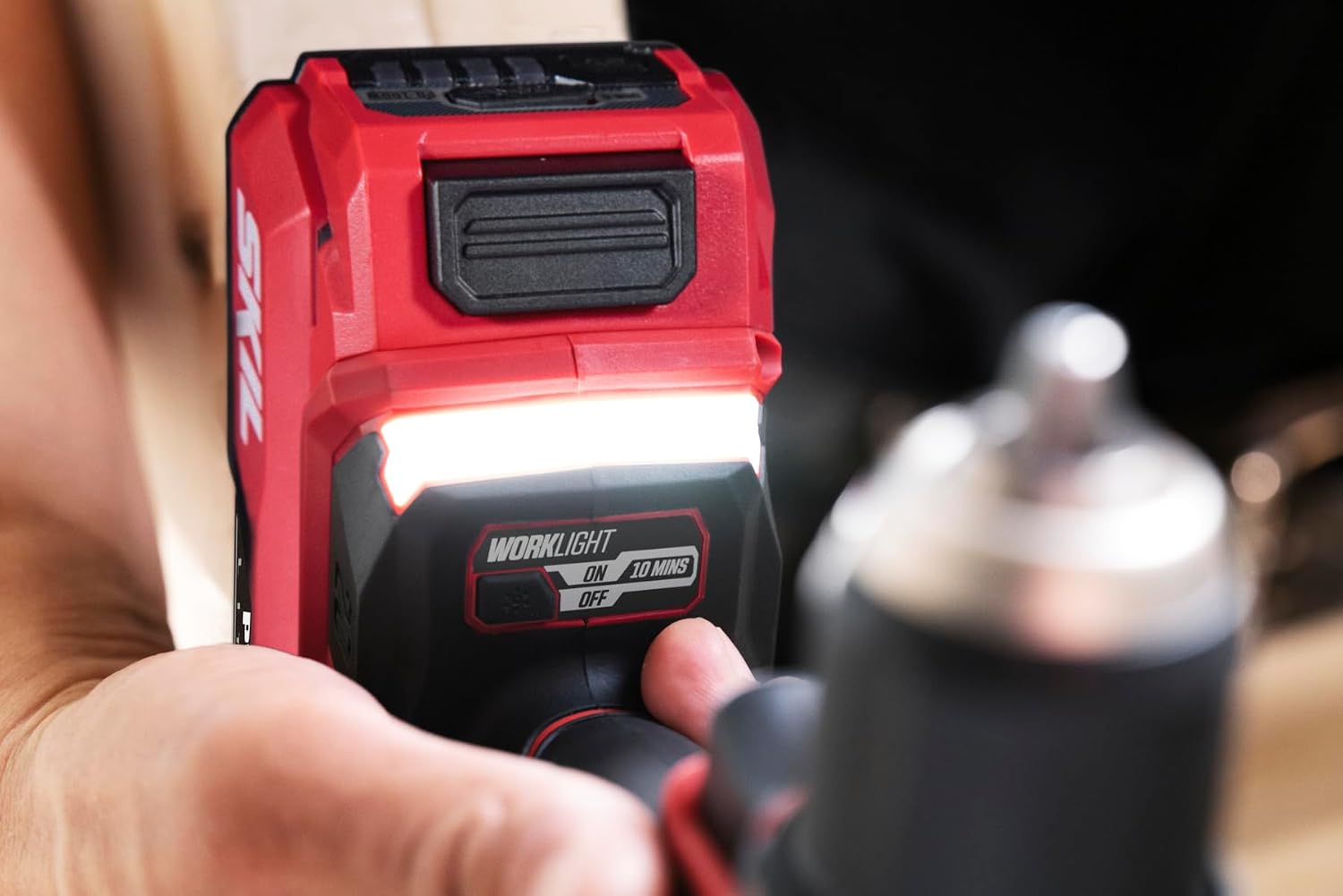 SKIL PWR CORE 20 Brushless 20V 1/2-Inch Compact Drill Driver Kit, Includes 2.0Ah USB-C Battery and 45W USB-C PD Charger - DL6293B-1C