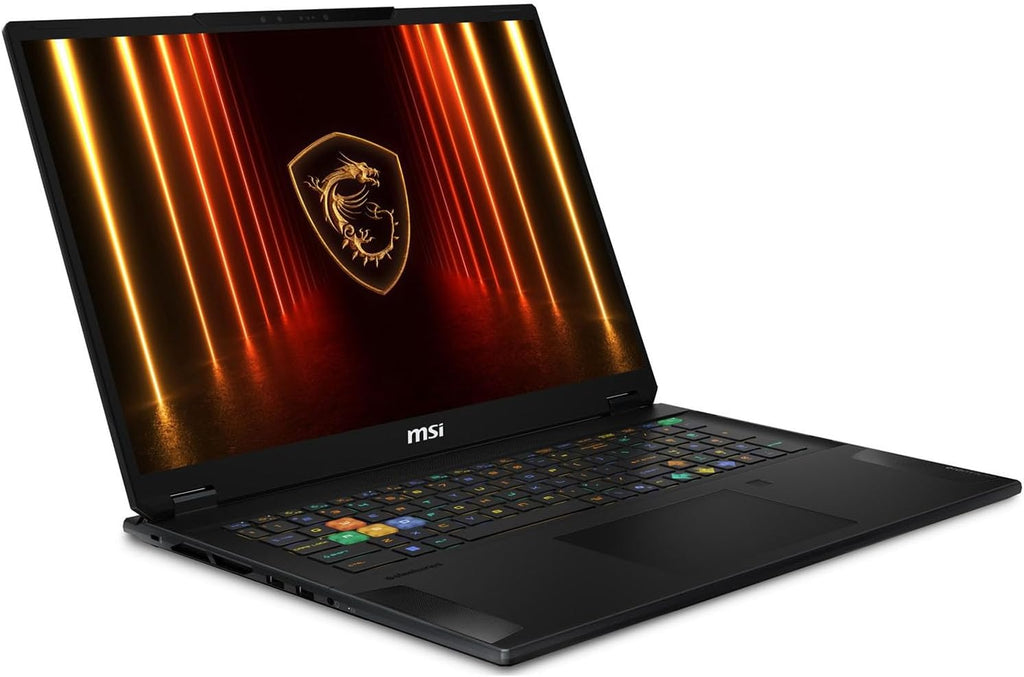 MSI Stealth AI Gaming Laptop 18' 4K (Intel Ultra 9-275HX, GeForce RTX 5090 24GB, 64GB DDR5, 4TB PCIe SSD, Bluetooth 5.4, RJ-45, Webcam, Fingerprint, RGB KBWin 11 Pro) w/Premium Backpack