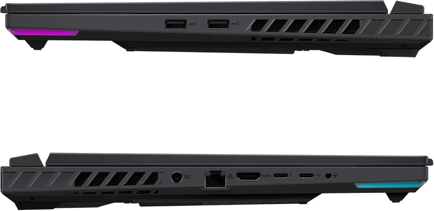ASUS ROG Strix G16 Gaming Laptop, AMD Ryzen 9-9955HX, 32 GB DDR5 RAM, 2 TB PCIe SSD, 16' 2.5K (2560x1600) Display, Nvidia G-Force RTX 5070Ti, Backlit Chiclet Keyboard RGB, W11 Home, Eclipse Gray