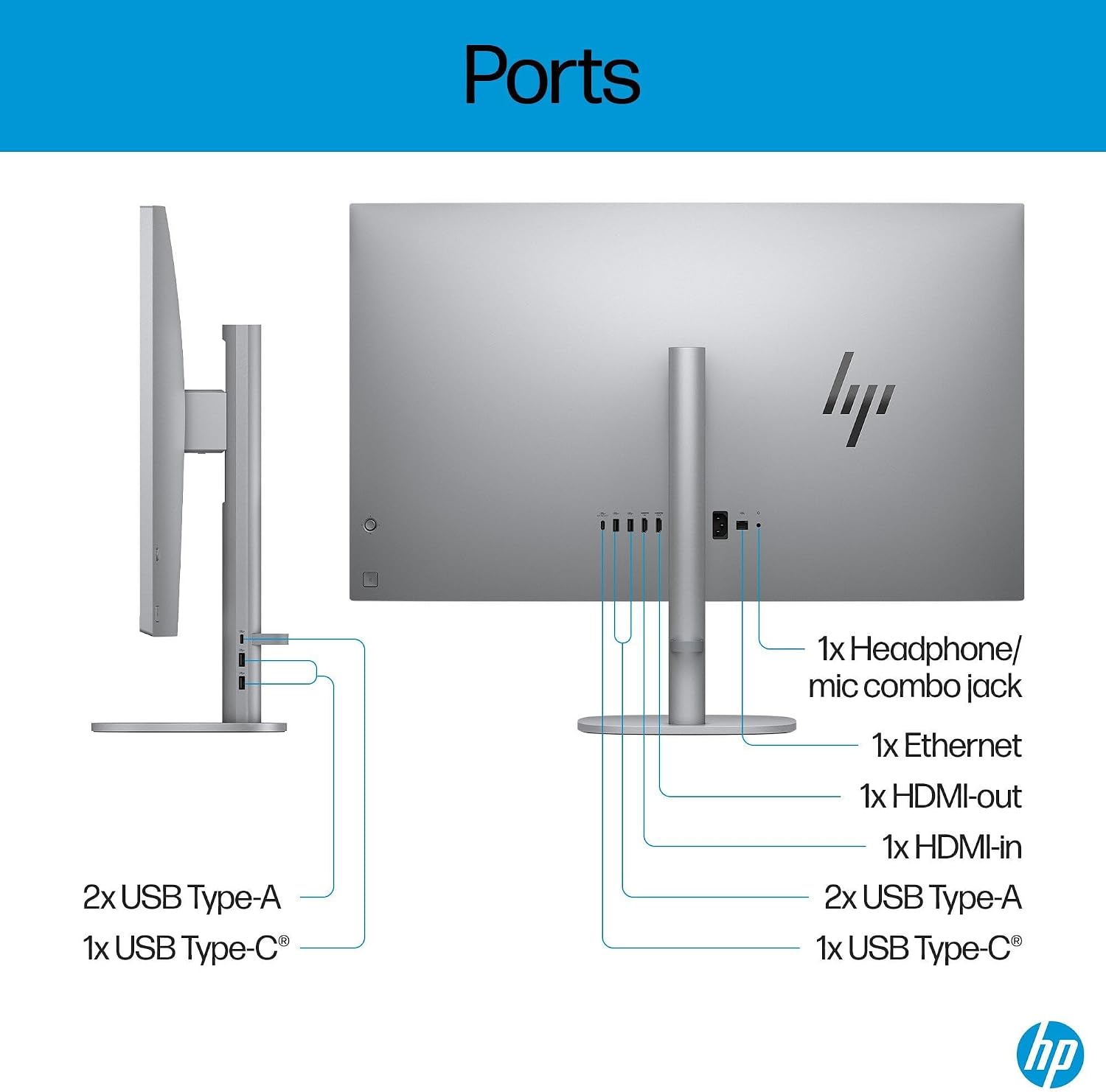 HP OmniStudio X 32 31.5' 4K UHD (3840x2160) All-in-One Desktop PC - Intel Core Ultra 7 258V up to 4.8 GHz, 32GB DDR5 RAM, 1TB NVMe SSD, Intel Arc Graphics, Wireless Keyboard & Mouse, Windows 11 Home