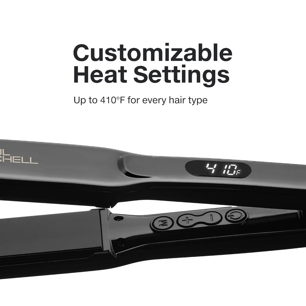 Paul Mitchell Smooth+ Ceramic Flat Iron, Adjustable Heat Settings, for Smoothing + Straightening