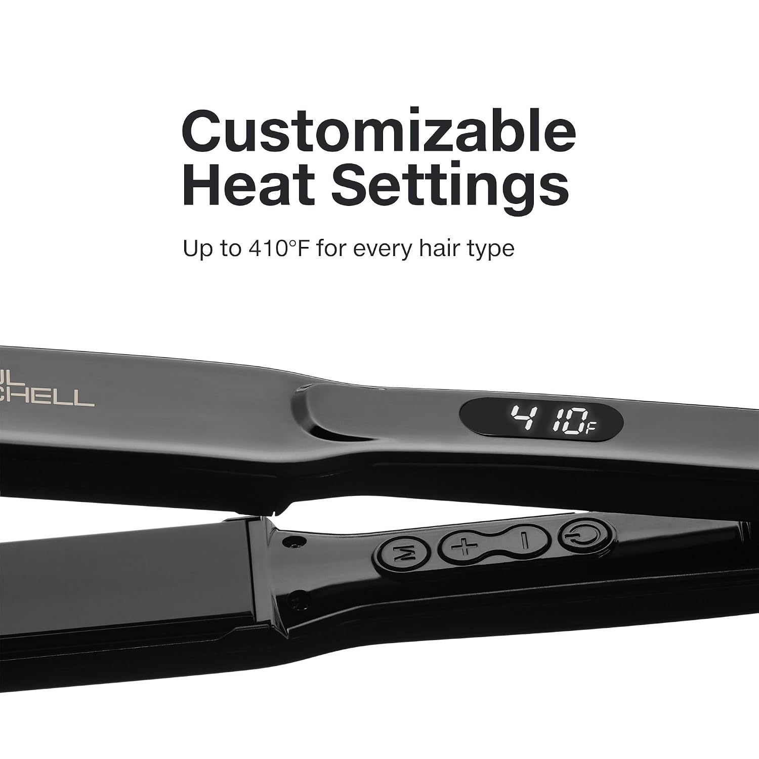 Paul Mitchell Smooth+ Ceramic Flat Iron, Adjustable Heat Settings, for Smoothing + Straightening