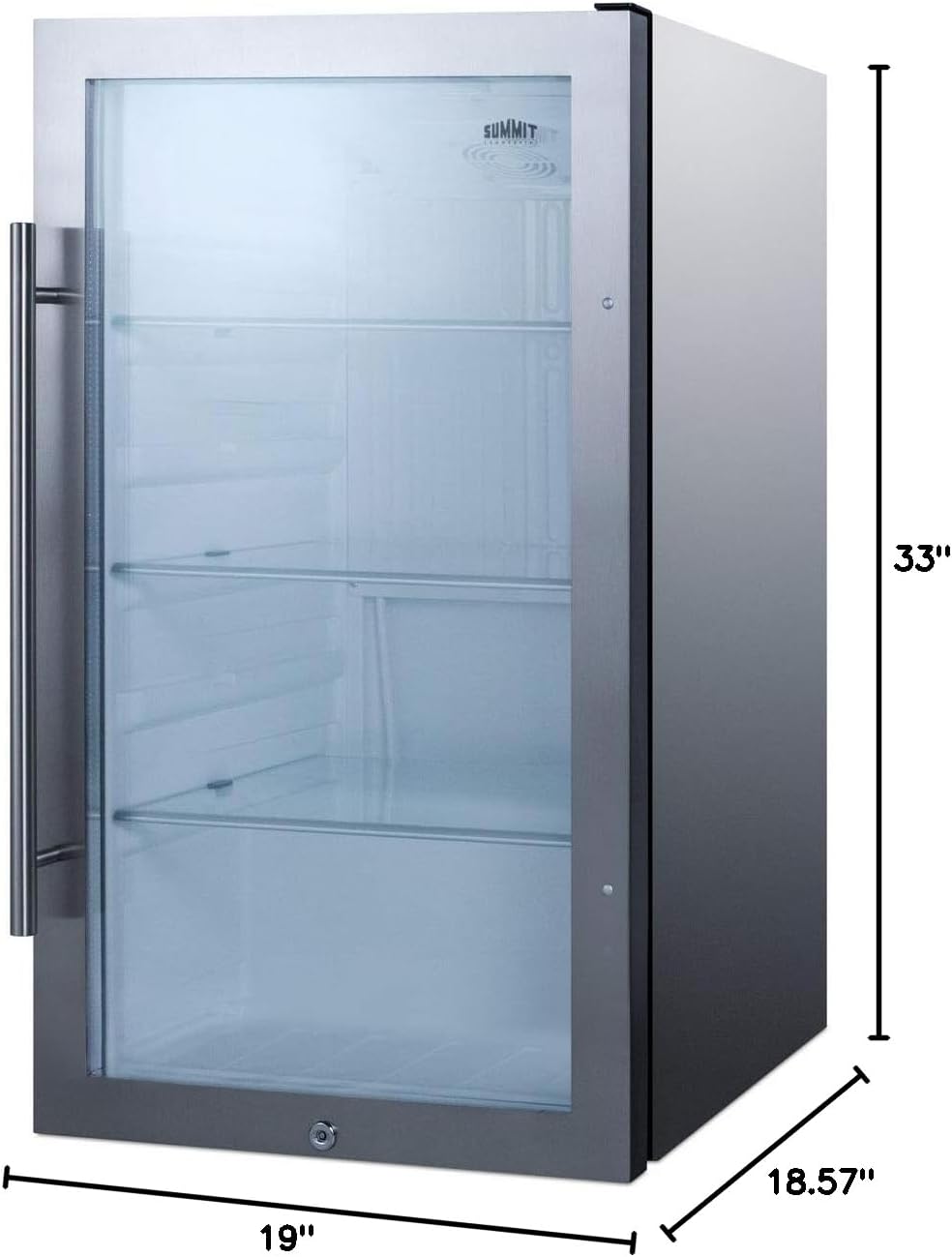 Summit SPR489OS Shallow Depth Indoor/Outdoor Beverage Cooler