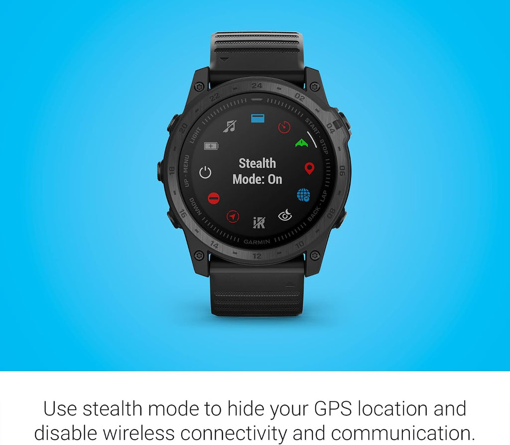 Garmin tactix 7 Standard Edition Rugged Tactical GPS Touchscreen Smartwatch | Black/Silicone Band, Sapphire Lens, Military Standard, Up to 28 Day Battery Life with Signature Series Charger Bundle