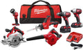 Milwaukee 2695-26CX M18 Cordless 6-Tool Combo Kit