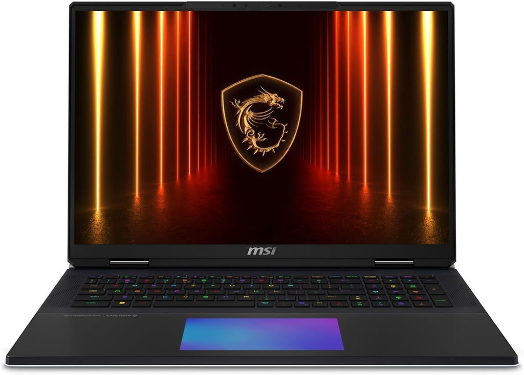 EXCaliberPC [2025] MSI Titan 18 HX AI A2XWIG-616US Pro Extreme (Intel Core Ultra 9 285HX, 128GB RAM, 2TB Gen5 + 4TB Gen4 SSD, NVIDIA GeForce RTX 5080, 18' UHD+ Mini LED, Windows 11 Pro) Gaming Laptop